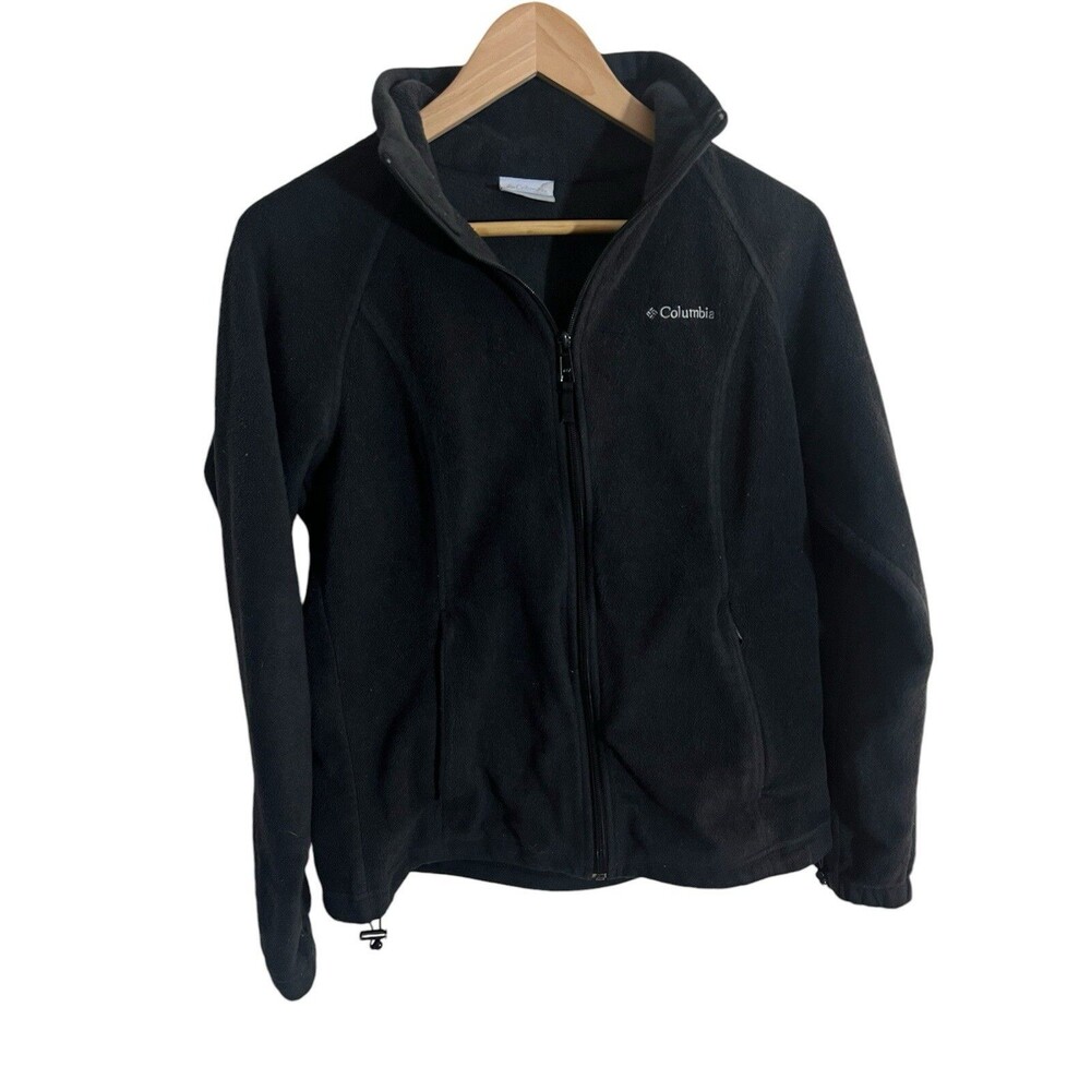 Columbia Women's Full Zip Fleece Jacket - black - Size Medium